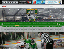 Tablet Screenshot of portageterriers.com